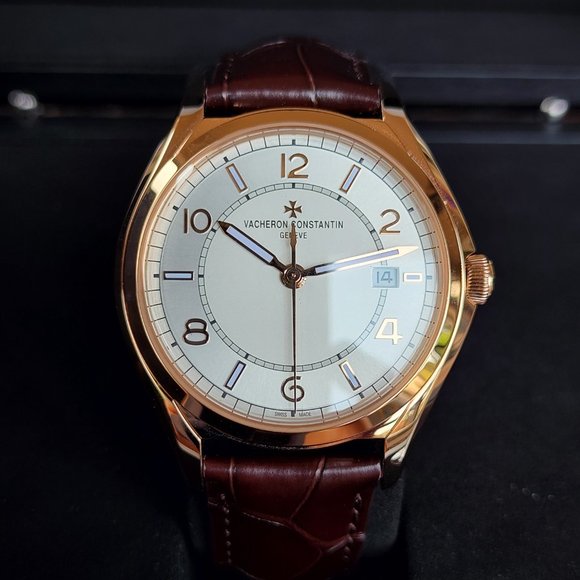 2022 NEW VACHERON CONSTANTIN FIFTYSIX 40MM SILVER DIAL 4600E ROSE GOLD FULL SET - Picture 4 of 15